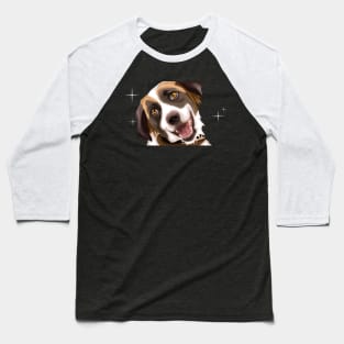 dog vector style Baseball T-Shirt